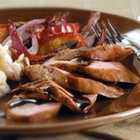 Pork Tenderloin with Apples and Onions