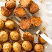 Crispy Roasted Parmesan Potatoes