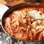 Easy Skillet Baked Ziti With Sausage and Ricotta