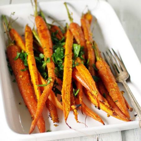 Mustard Roasted Carrots