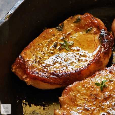 Pan-Seared Boneless Pork Chops