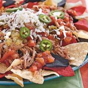 Slow Cooker Pork Carnitas Nachos