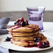 Cinnamon Polenta Pancakes