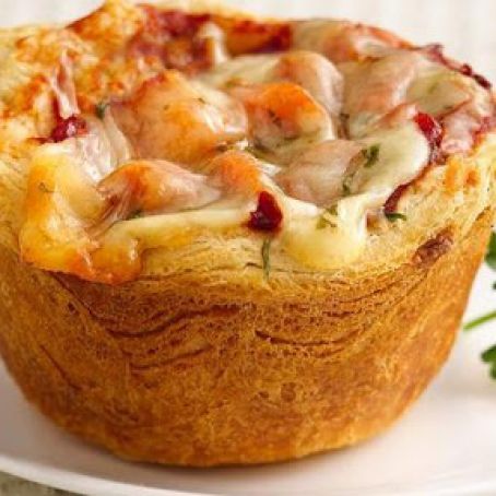 Four Cheese-Veggie Lasagna Cups