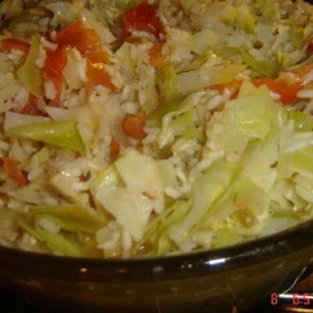 Rice and Cabbage Casserole