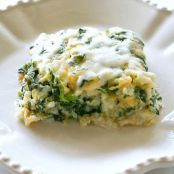 Spinach Parmesan Rice Bake