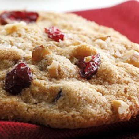 Vegan Cranberry-Orange-Nut Cookies
