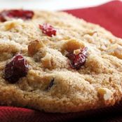 Vegan Cranberry-Orange-Nut Cookies