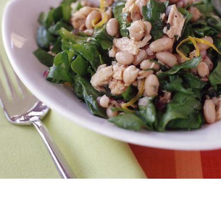 White Bean, Citrus and Salmon Salad