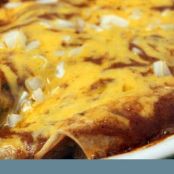 Cheese & Onion Enchiladas with Tex-Mex Chili Gravy