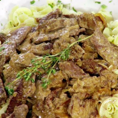 Beef Stroganoff