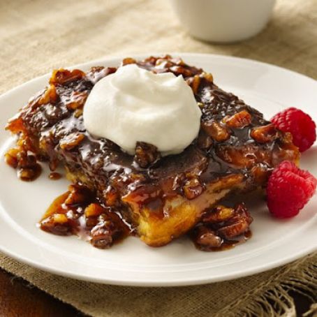 Upside-Down Caramel Latte Bake