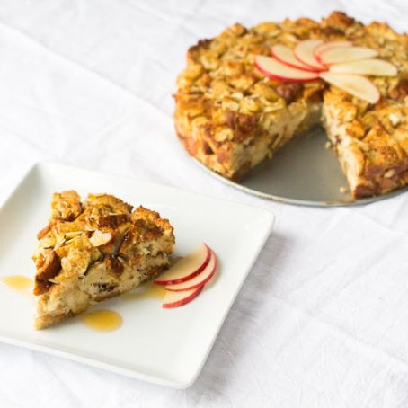 Overnight Apple French Toast Strata