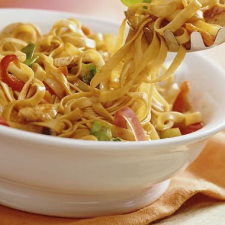 Asian Chicken and Noodles