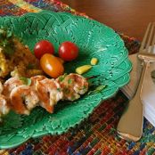 Grilled Garlic Shrimp Recipe from A Trick of the Light | Chief Inspector Gamache Series