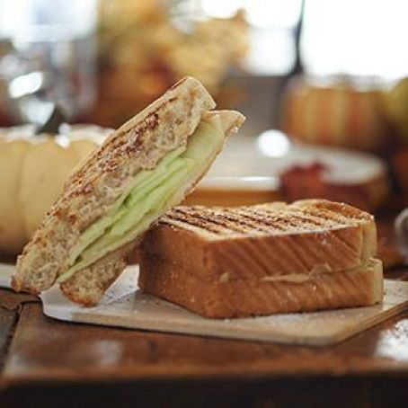 Spiced Apple & Pear Breakfast Panini