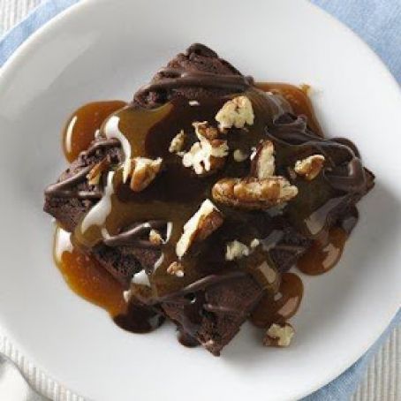 Turtle Topped Brownie