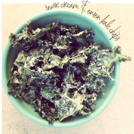 Kale Chips-Vegan Sour Cream & Onion