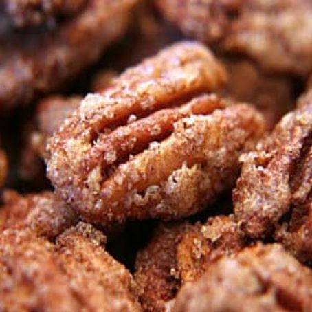 Cinnamon Sugared Pecans