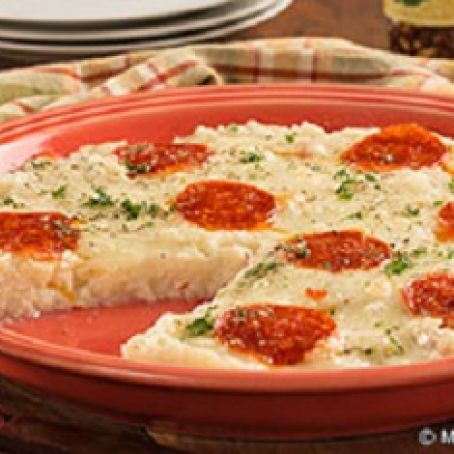 Cauliflower Pepperoni Pizza