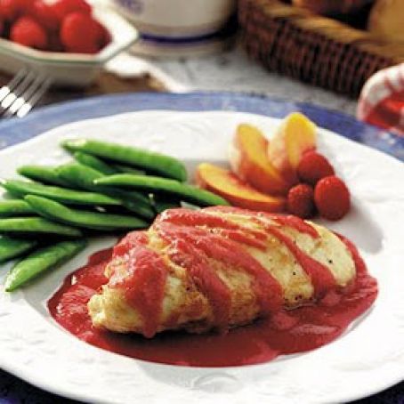 Peachy Raspberry Chicken