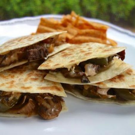 Chipotle Cheesesteak Quesadillas