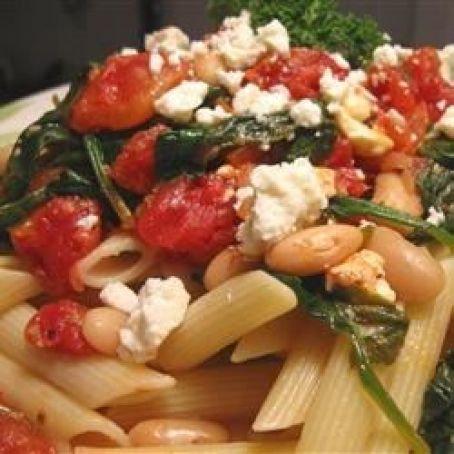 Greek Pasta Salad with White Beans