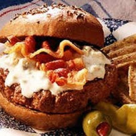 Grilled Bacon-Cheeseburgers