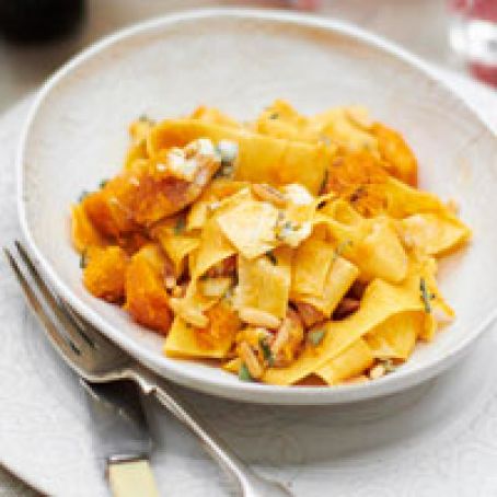 Meals (Pappardelle with Butternut Squash & Blue Cheese)