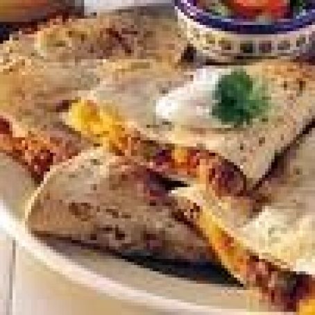 Sausage and Potato Quesadillas