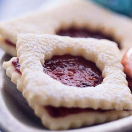 Raspberry-Fig Linzer Cookies