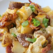 Loaded Baked Potato & Chicken Casserole