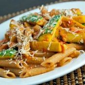 Pasta with Roasted Tomato and Gorgonzola Sauce