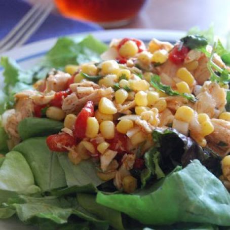 Southwest Chicken Corn Salad