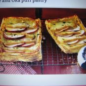 Apple and Oka puff pastry