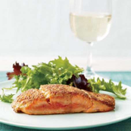 Triple-Mustard Salmon