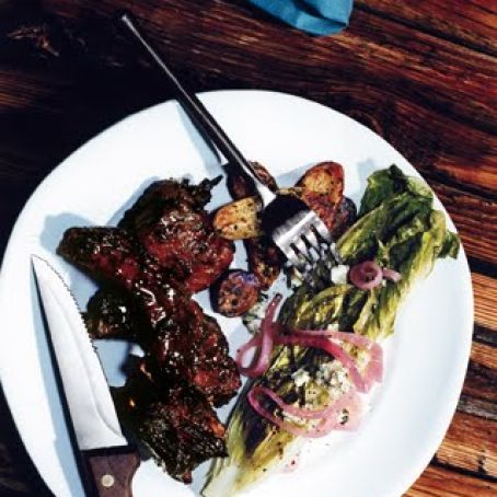 Mixed Grill with Sweet and Spicy Bourbon Sauce