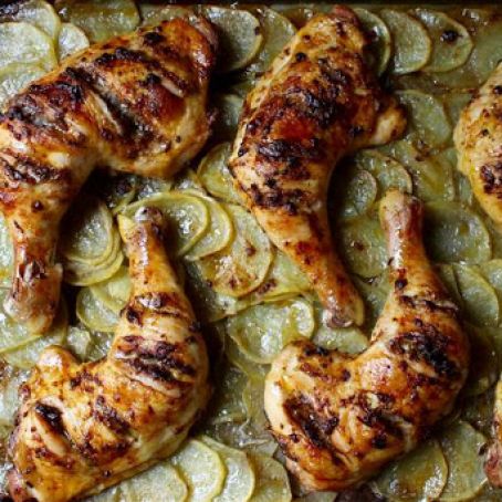 Harissa Chicken with Potatoes