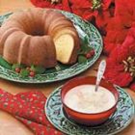 Eggnog Pound Cake