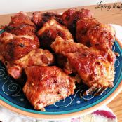 Chicken Thighs with Homemade Barbeque Sauce