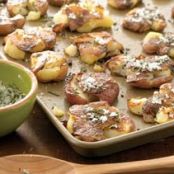 Crushed Potatoes with Rosemary Salt