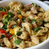 Balsamic Chicken, Spinach and Tomato Pasta Salad