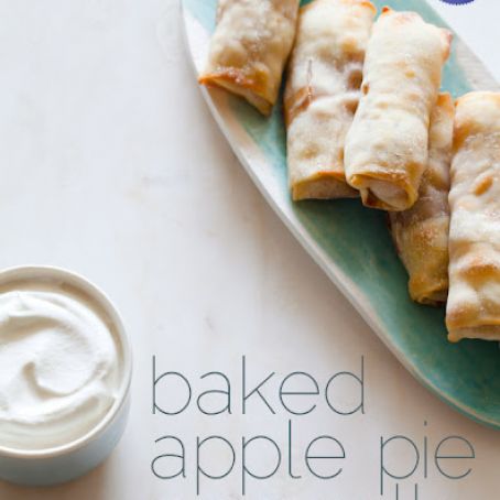 Baked Apple Pie Egg Rolls