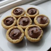 Mini Nutella Cookie Cups