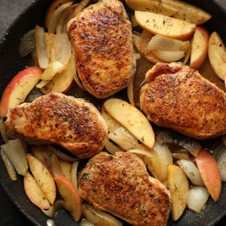 Cinnamon-Apple Pork Chops