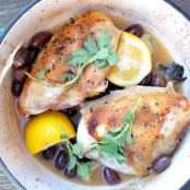 Roasted Chicken With Olives, Feta and Sun-Dried Tomatoes