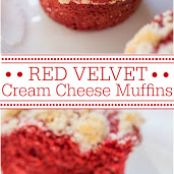 RED VELVET CREAM CHEESE MUFFINS