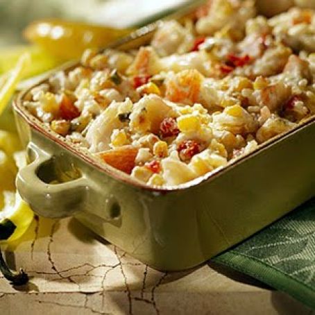 Roasted Corn and Lobster Dip