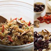 Mediterranean-Style Farro Salad with Shallot-Herb Vinaigrette