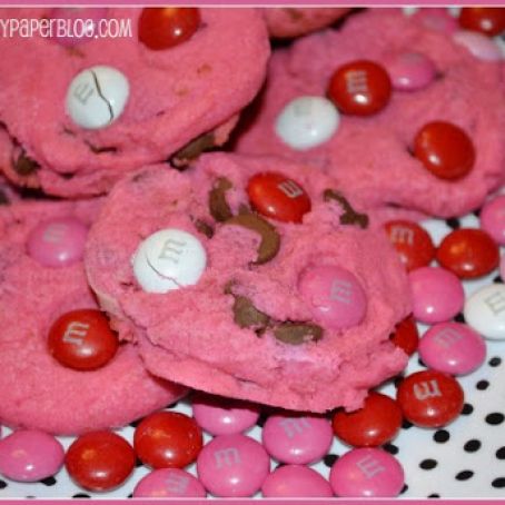 Valentine's Day Chocolate Chip Cookies